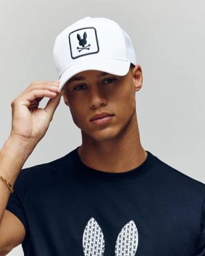 MENS BUNNY PATCH TRUCKER CAP - B6A965Y1HT