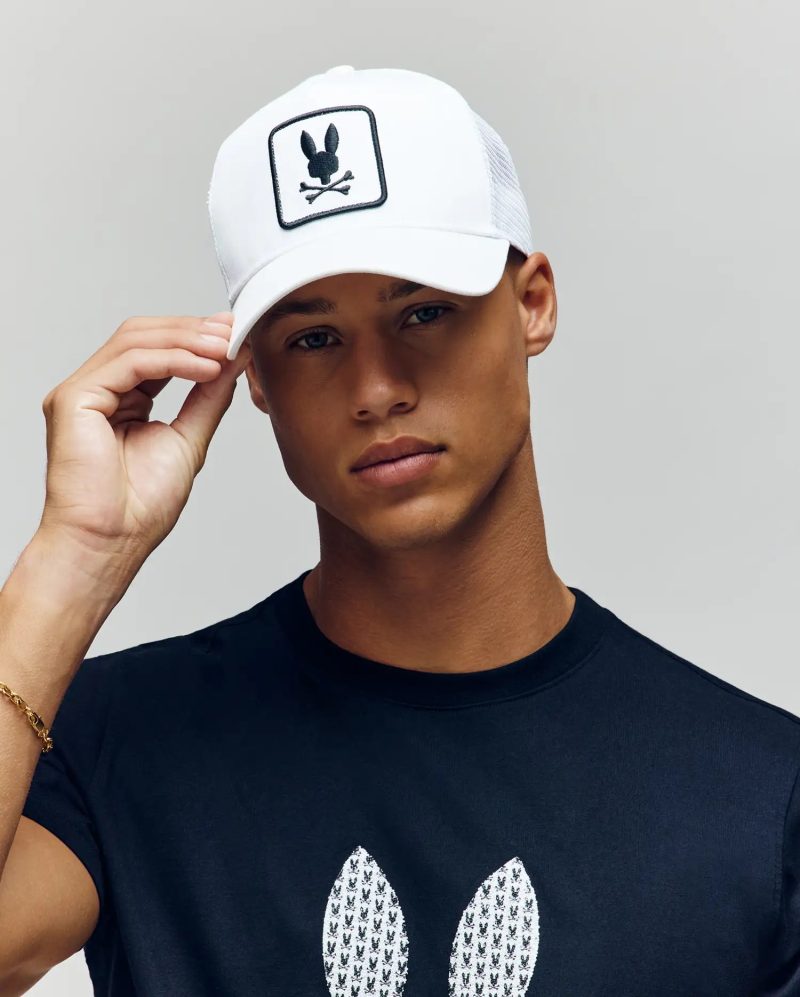 MENS BUNNY PATCH TRUCKER CAP - B6A965Y1HT