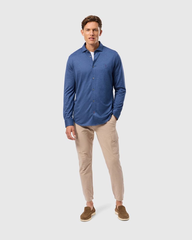 MENS DALTON KNIT SHIRT - B6C747D200 - Image 7