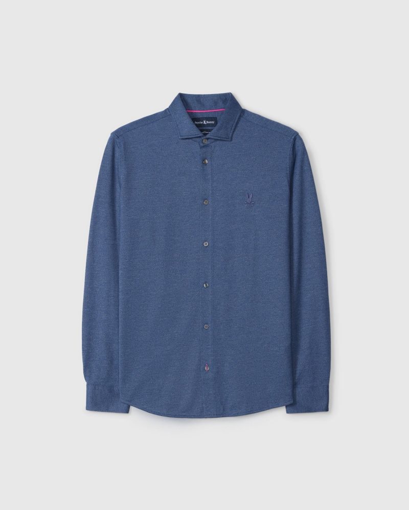 MENS DALTON KNIT SHIRT - B6C747D200 - Image 8