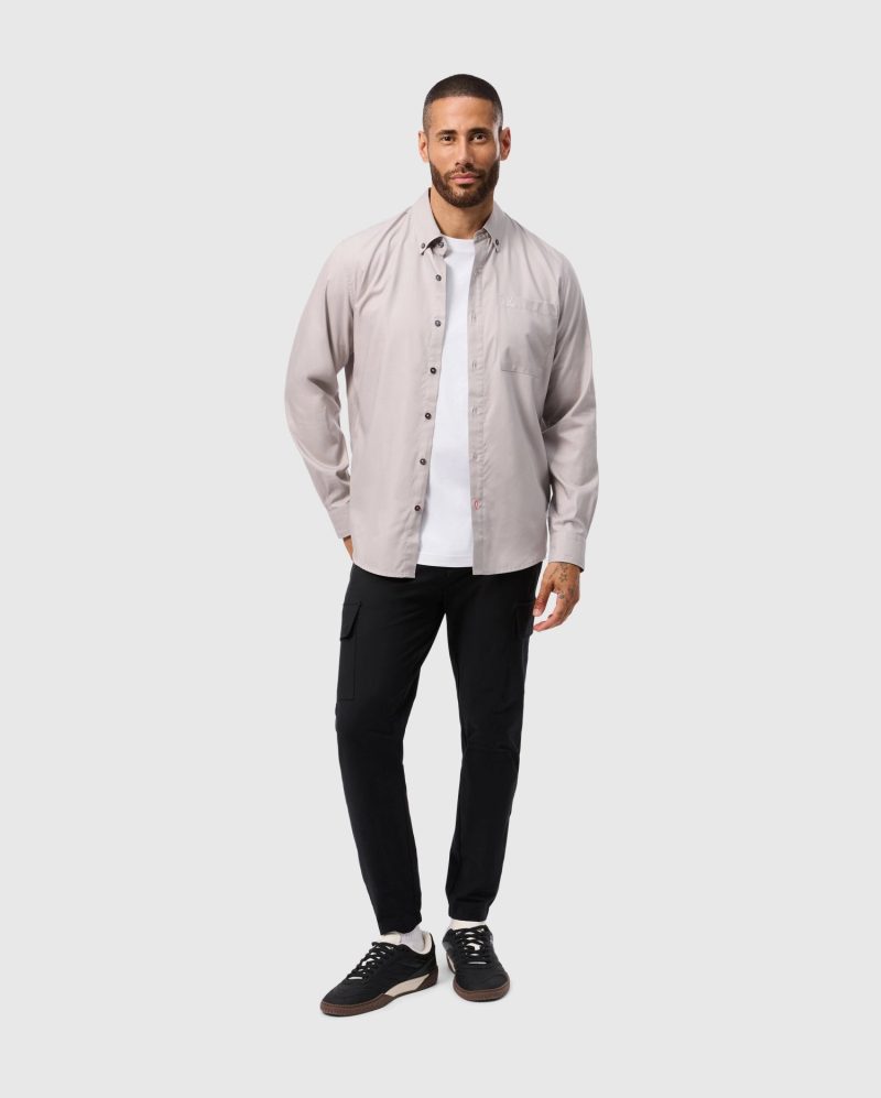 MENS JARED COTTON MODAL SHIRT - B6C774D200 - Image 9