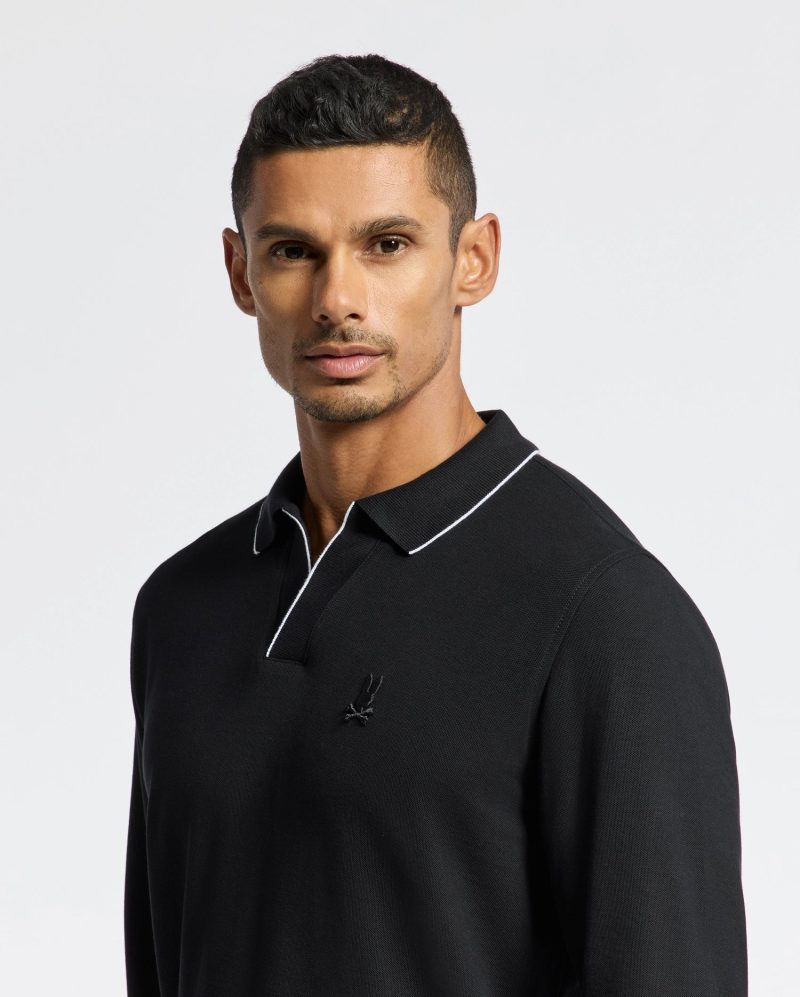MENS CREEDE PIQUE JOHNNY COLLAR POLO - B6M265E200 - Image 3