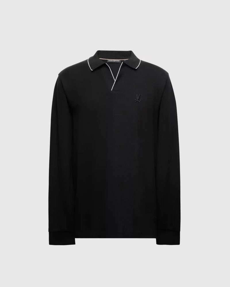 MENS CREEDE PIQUE JOHNNY COLLAR POLO - B6M265E200 - Image 2