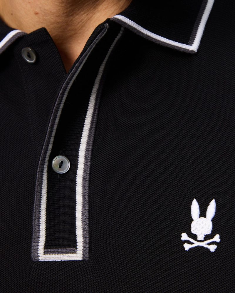 MENS KENT LONG SLEEVE PIQUE POLO - B6M935D200 - Image 3