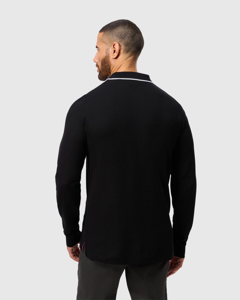 MENS KENT LONG SLEEVE PIQUE POLO - B6M935D200 - Image 4
