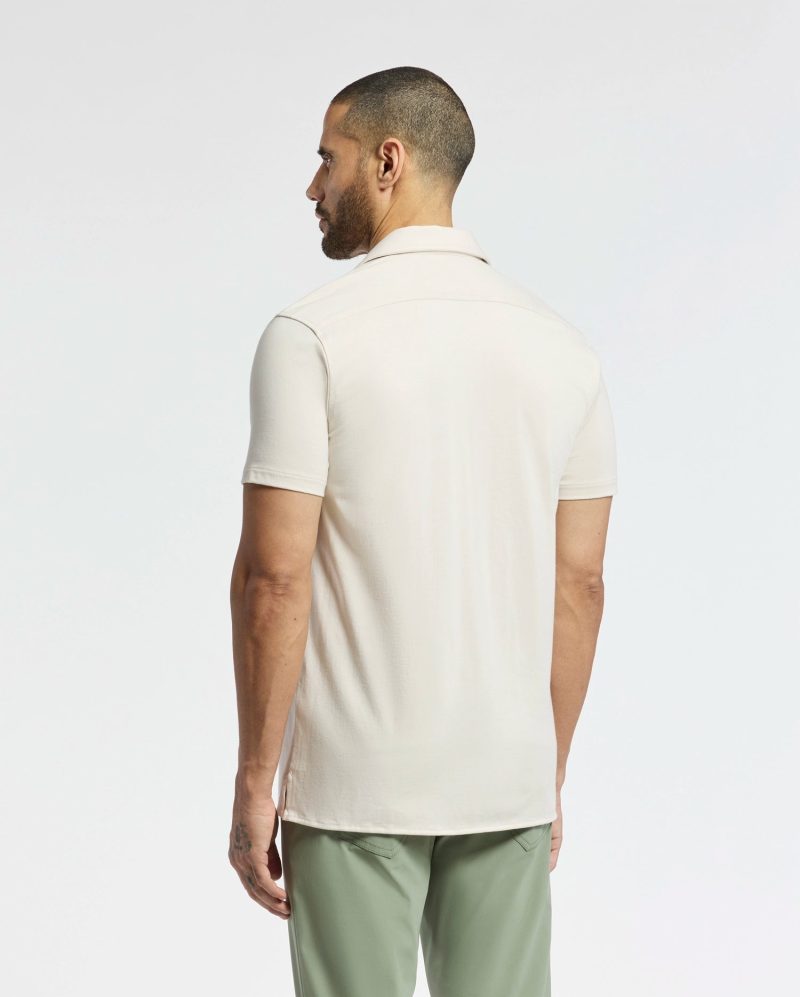MENS BRYAN CAMP COLLAR SHORT SLEEVE SHIRT - B6Q581F200 - Image 5
