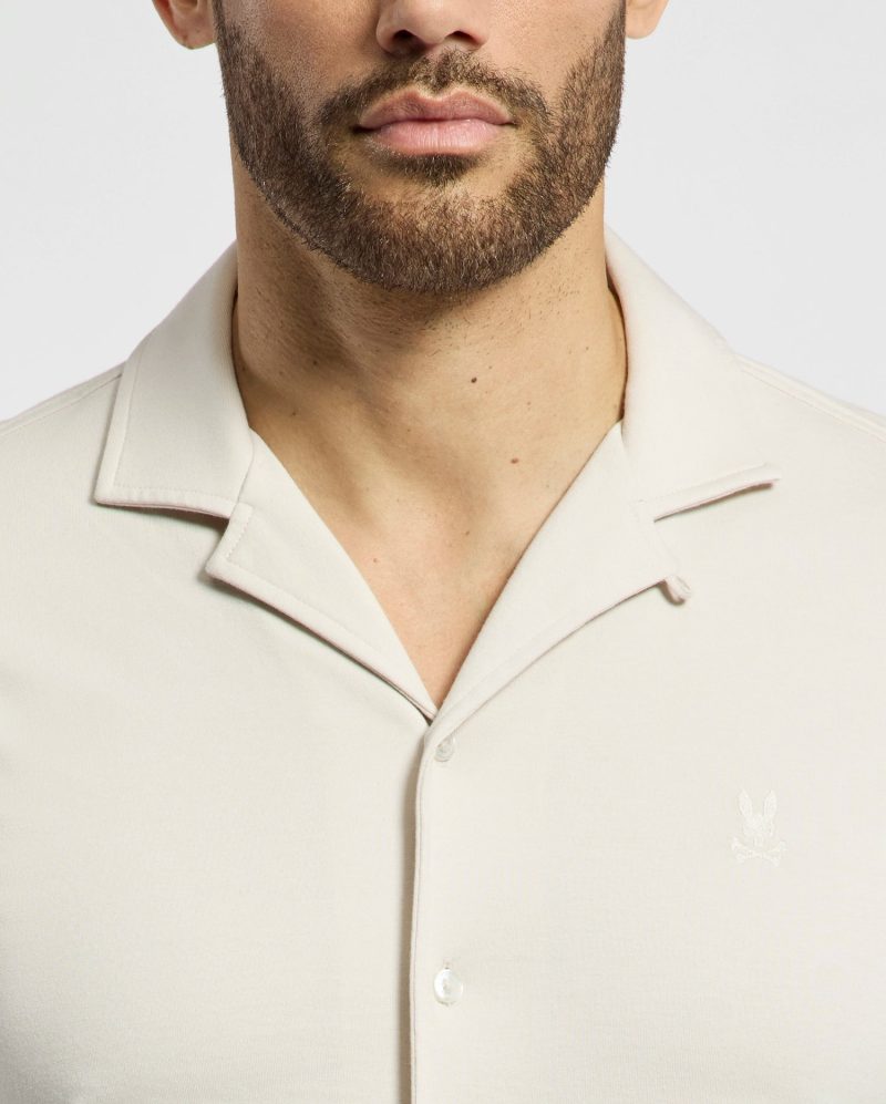 MENS BRYAN CAMP COLLAR SHORT SLEEVE SHIRT - B6Q581F200 - Image 3
