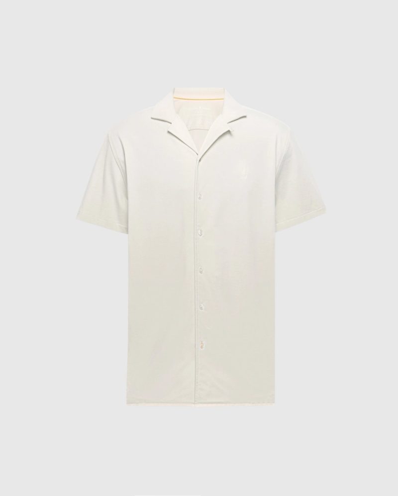 MENS BRYAN CAMP COLLAR SHORT SLEEVE SHIRT - B6Q581F200 - Image 7