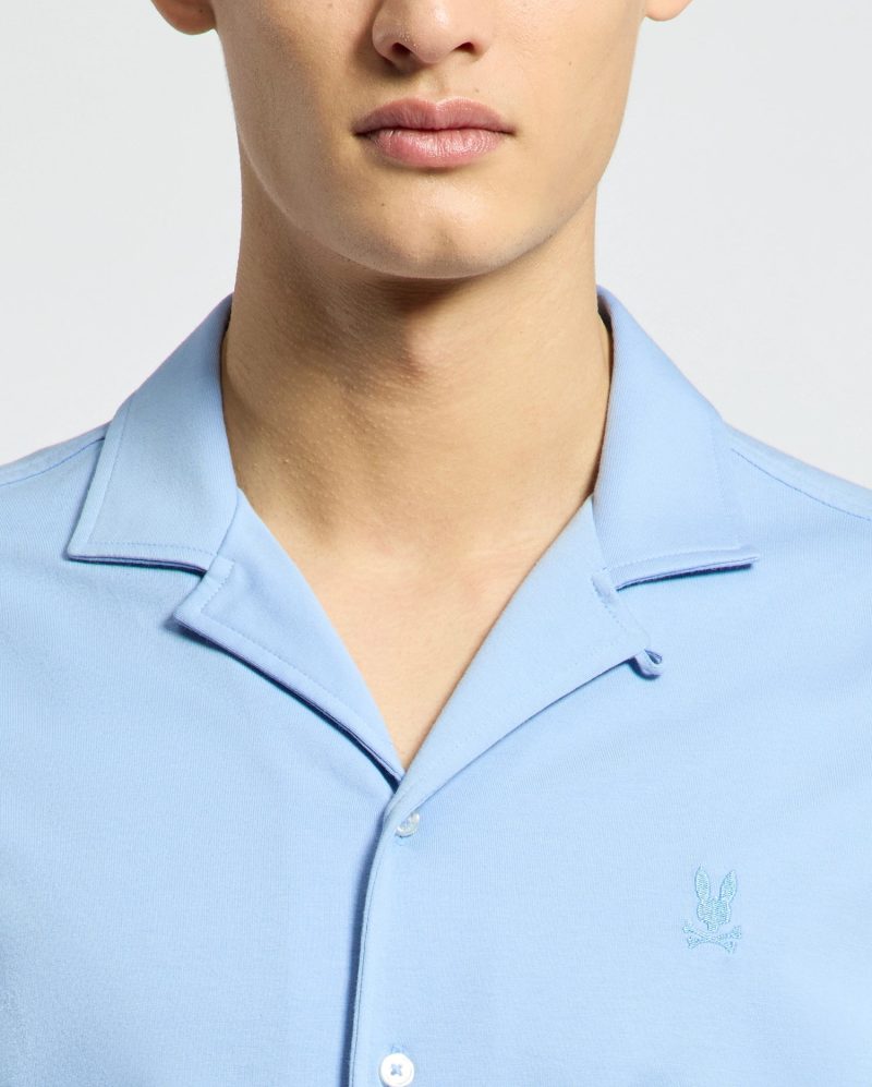 MENS BRYAN CAMP COLLAR SHORT SLEEVE SHIRT - B6Q581F200 - Image 3