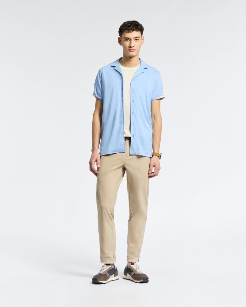MENS BRYAN CAMP COLLAR SHORT SLEEVE SHIRT - B6Q581F200 - Image 6