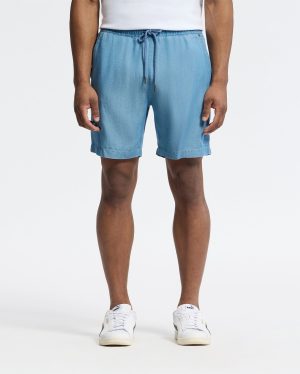 MENS KERVIN LIGHTWEIGHT DENIM WOVEN SHORT - B6R633F200