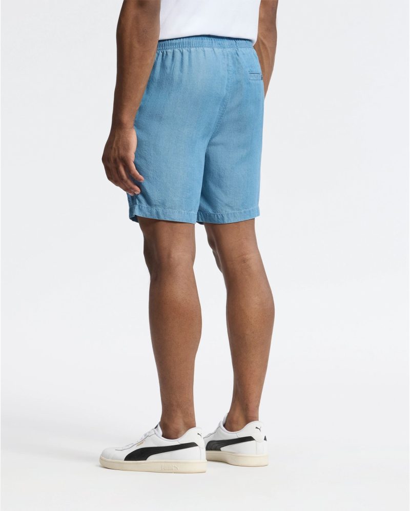 MENS KERVIN LIGHTWEIGHT DENIM WOVEN SHORT - B6R633F200 - Image 4