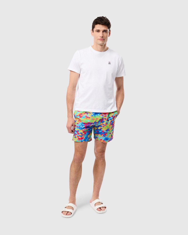 MENS DENNIS ALL OVER PRINT SWIM TRUNK - B6W530C200 - Image 9