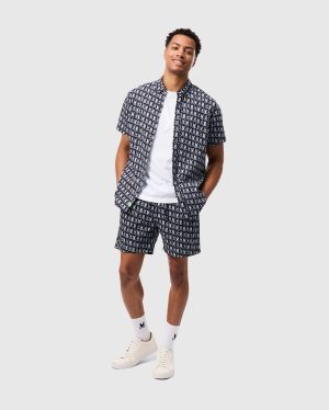 MENS TILDEN PRINT SWIM TRUNK  - B6W729D200