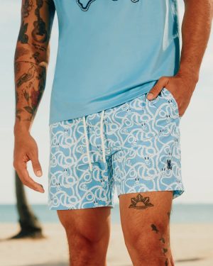 MENS CYRUS ALL OVER PRINT SWIM TRUNK - MB1000004
