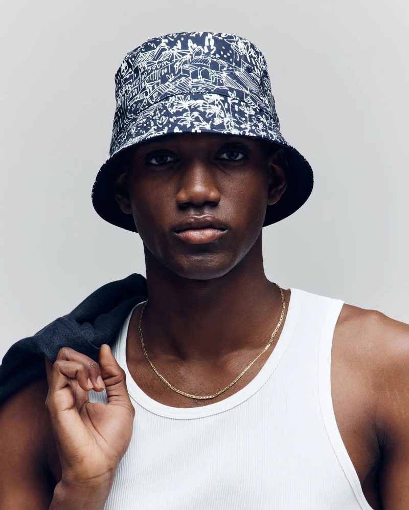 MENS NAXOS REVERSIBLE BUCKET HAT - MO1500006 - Image 5