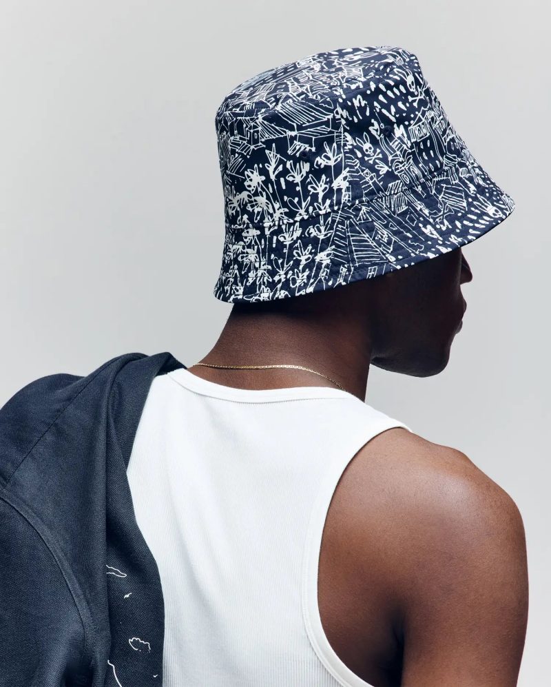 MENS NAXOS REVERSIBLE BUCKET HAT - MO1500006 - Image 4